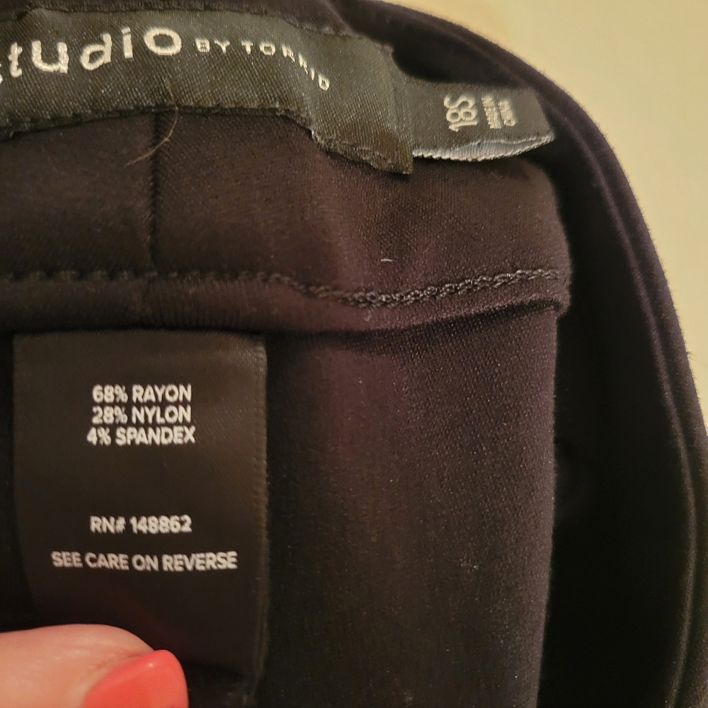 Studio by Torrid Trouser Boot Black Pants - Picture 8 of 8